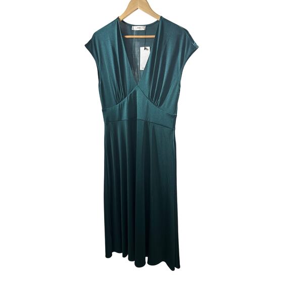 MNG Green Party dress size Large - Picture 2 of 6